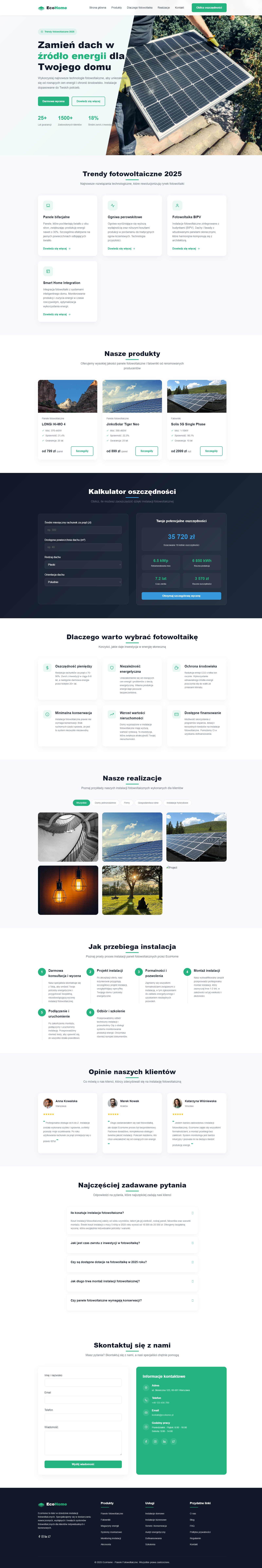 EcoHome - Panele Fotowoltaiczne